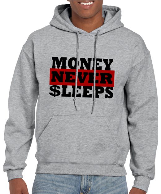 money never sleeps tshirt